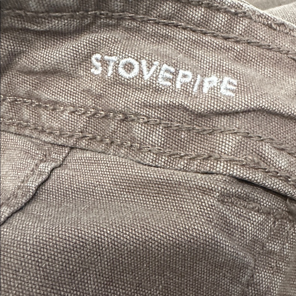 American Eagle Brown Stovepipe Utility Wide Leg Pants Size 4 Short NWT - Picture 7 of 9